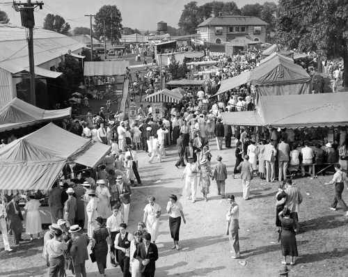 A. Aubrey Bodine's Timonium Fair (1936) Photograph Showcases His Pioneering Pictorialist Legacy
