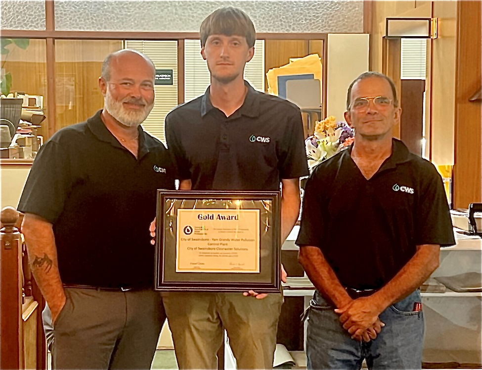 ClearWater Solutions’ Swainsboro Facility Achieves Gold Award for Third Year