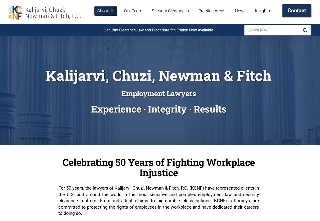 KCNF Attorneys Recognized in 2026 Best Lawyers Guides, Reinforcing Firm's Employment Law Expertise