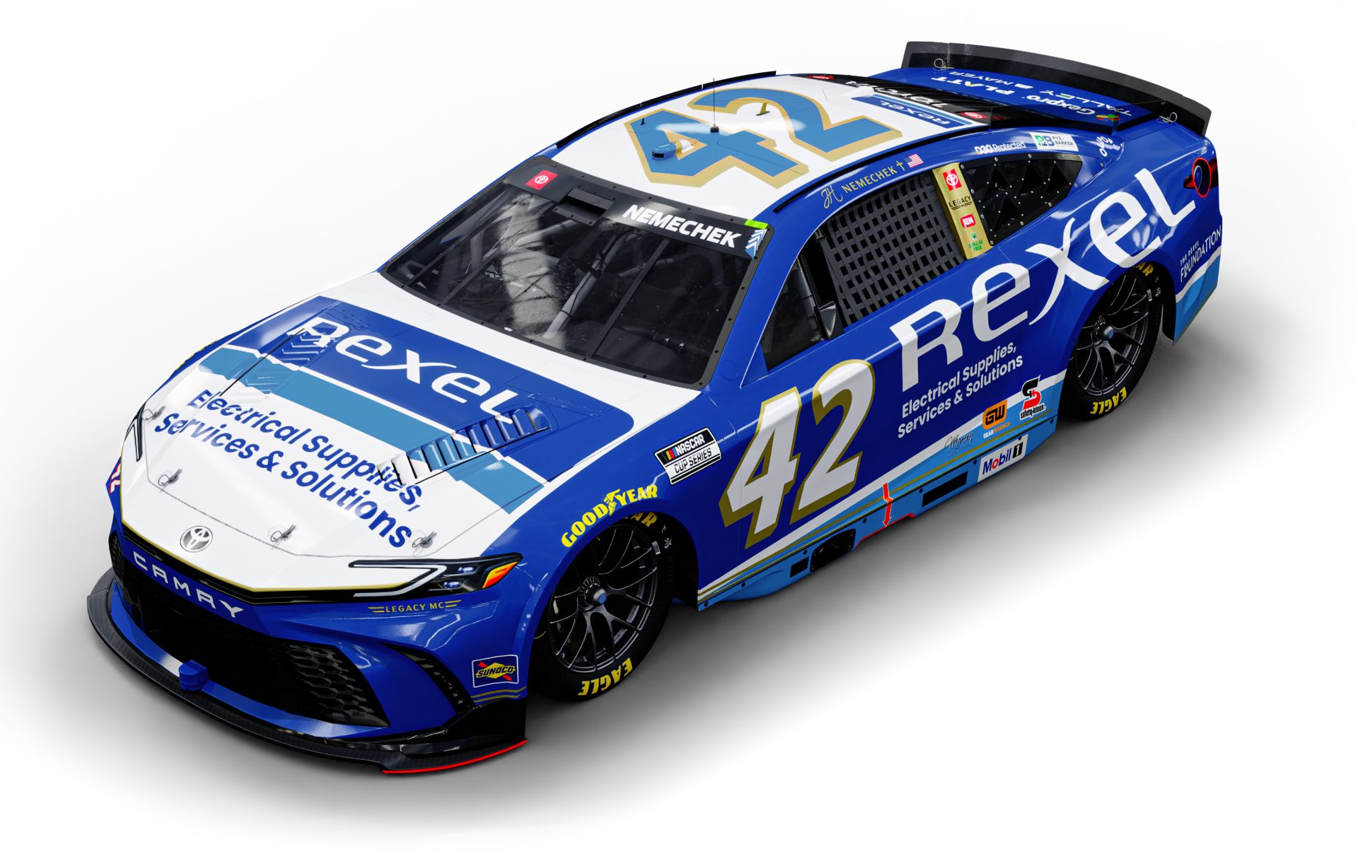 LEGACY MOTOR CLUB Partners with Rexel USA for 2026 NASCAR Season, Highlighting Shared Innovation Focus