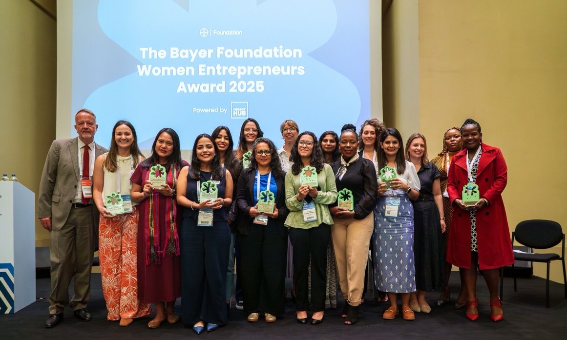 Bayer Foundation and Impact Hub Network Award 15 Women Entrepreneurs for Healthcare and Food Security Innovations