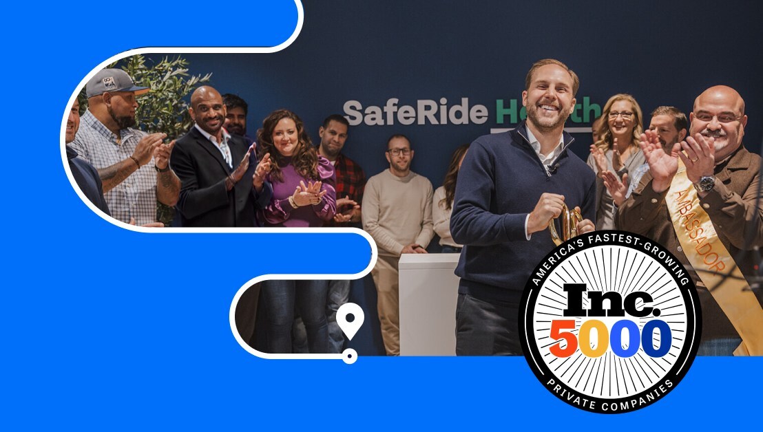 SafeRide Health Recognized Among America's Fastest-Growing Private Companies on 2025 Inc. 5000 List