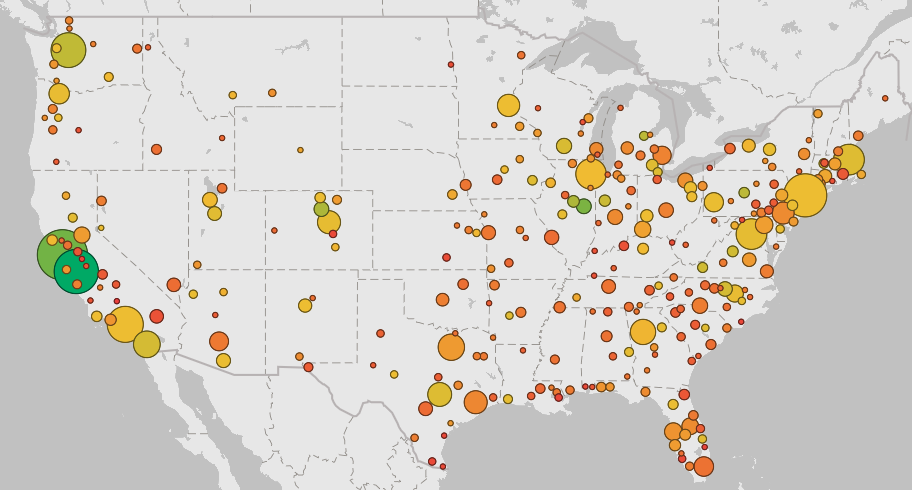 AI/Machine Learning Engineers Workforce and Location Quotient