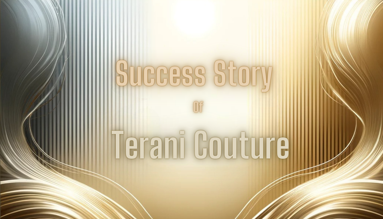 Success Story of Terani Couture