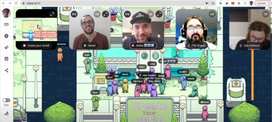 Topia's Daniel Liebeskind chats with Alexis Ohanian about NFTs and the metaverse.