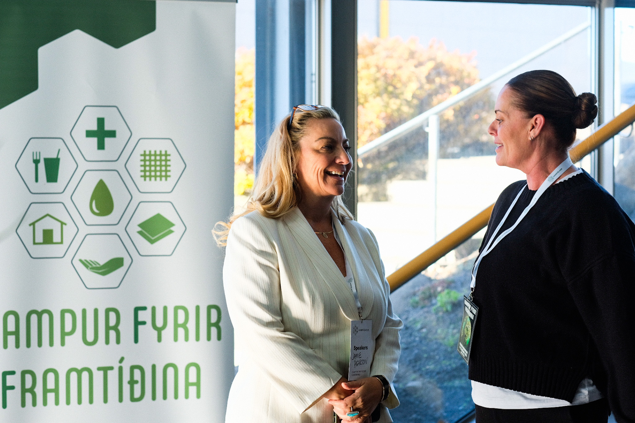 Jamie Pearson and Þórunn Þórs Jónsdóttir