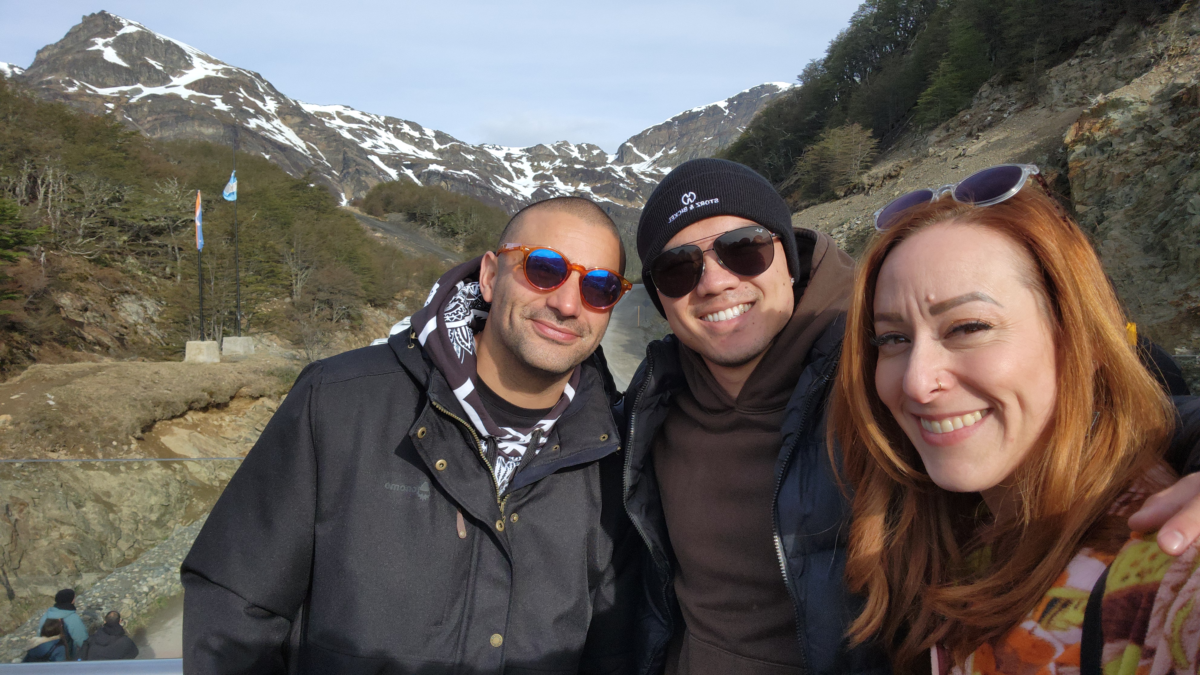 From left to right Simón Pablo Espinosa, Jerry Chu in the middle and Luna Stower