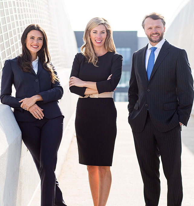 Jennifer Hothem, Kristy Davies, and Dustin Davies of Davies Hothem Injury Law.