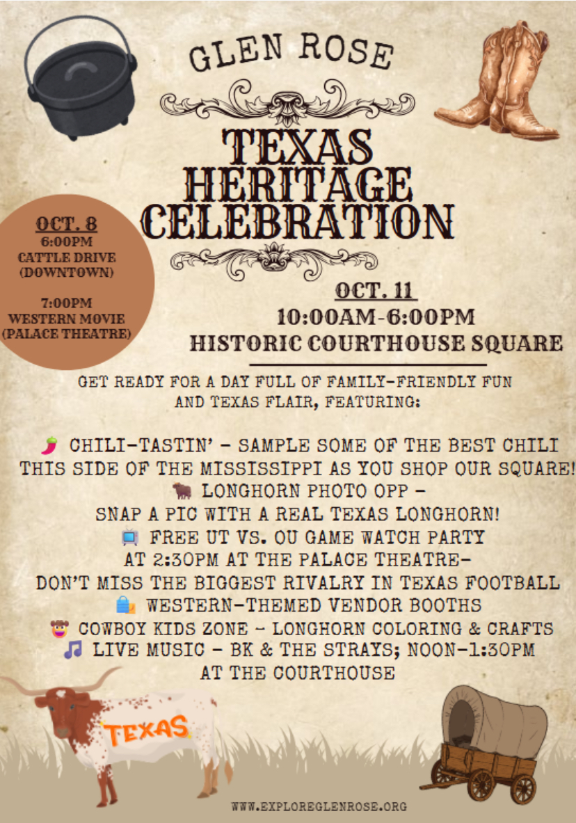Glen Rose, Texas celebrates Texas Heritage Celebration
