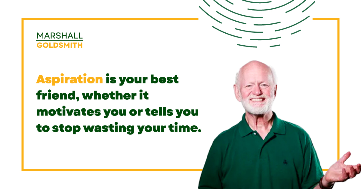 Marshall Shows How Aspiration Helps You Visualize Your Goal