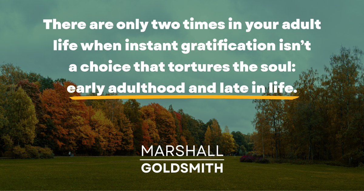 Shows Why It’s Important Sometimes Not to Delay Gratification