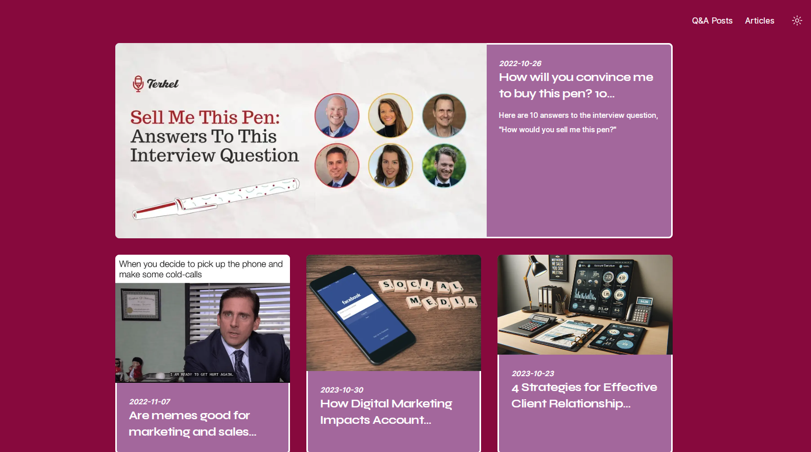 AccountExecutive.co Home page