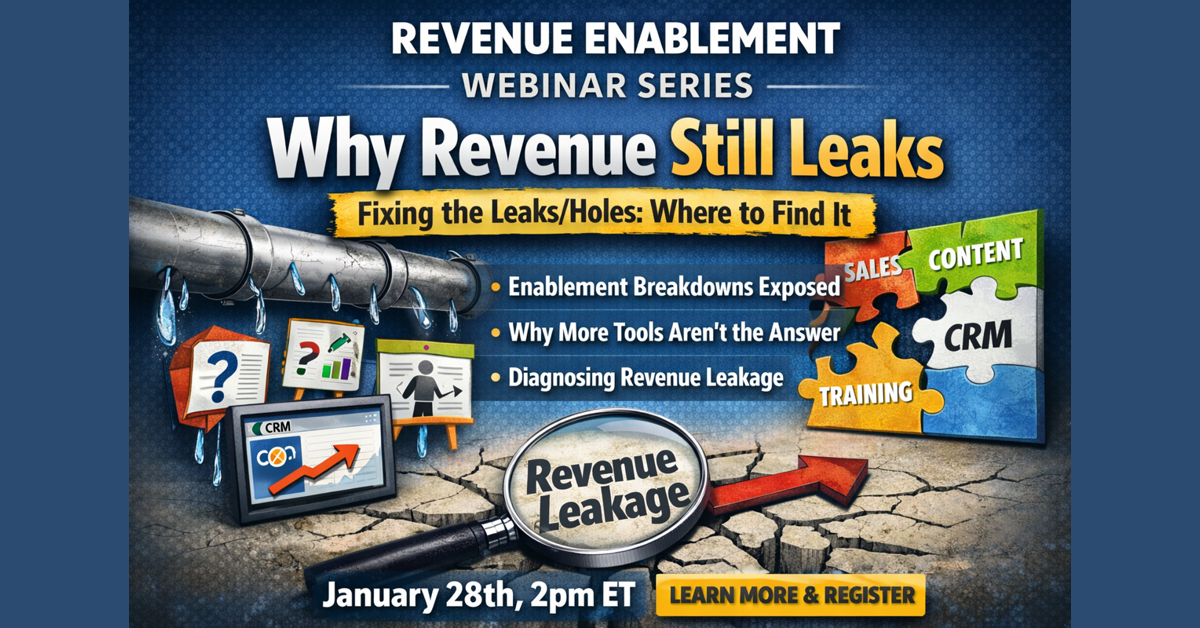 Revolutionizing B2B Sales: SalesNexus Unveils Game-Changing Revenue Enablement Webinar Series