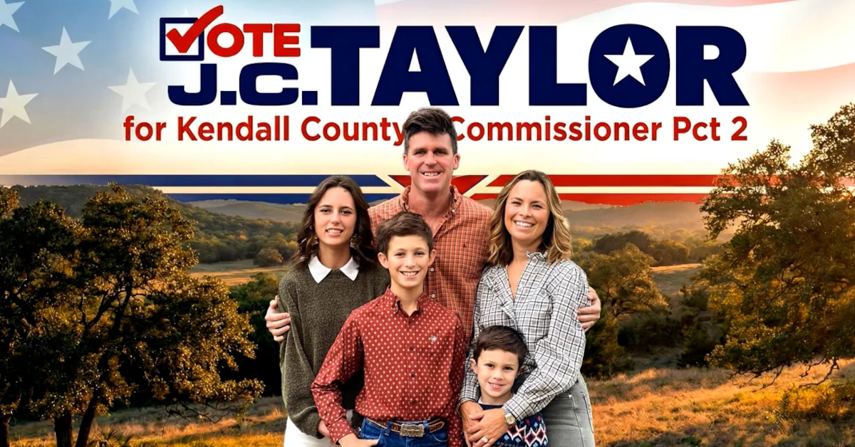 J.C. Taylor Steps Up for Kendall County: A Vision for the Future