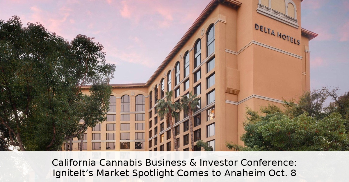 IgniteIt Market Spotlight Conference Returns to Address California Cannabis Industry Challenges