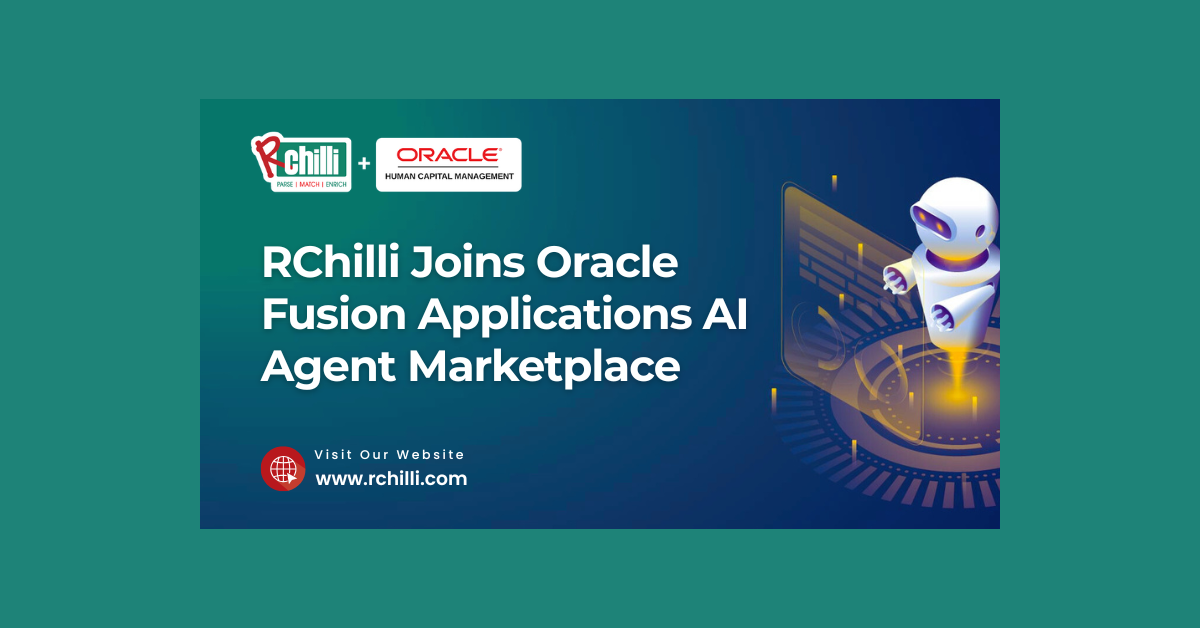 RChilli Joins Oracle Fusion Applications AI Agent Marketplace as Certified Partner