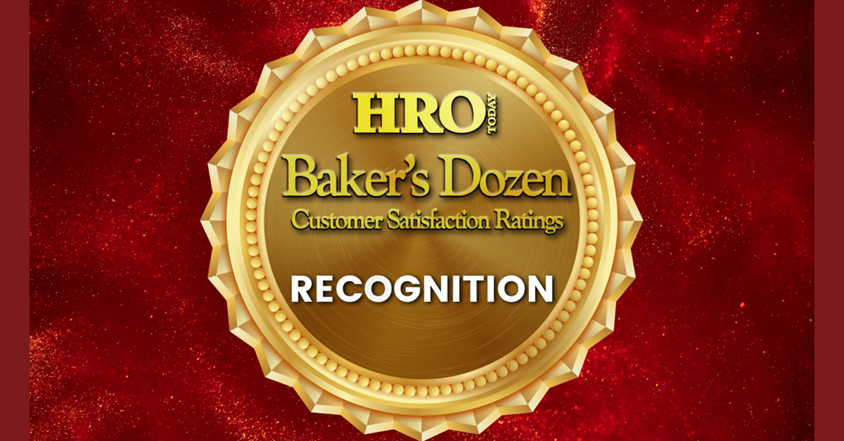 HRO Today Announces 2025 Baker's Dozen Customer Satisfaction Rankings for Recognition Services