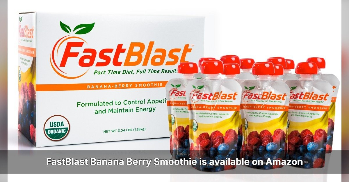 FastBlast's Innovative Move to Amazon: Revolutionizing Access to Whole-Food Nutrition