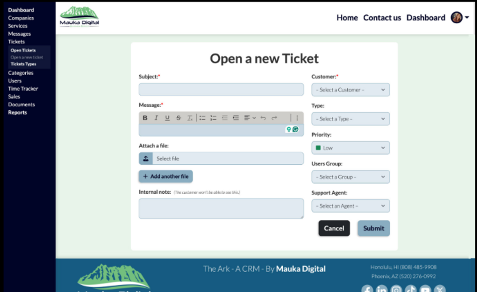 Mauka Digital's Customizable Ticketing Platform FAQ