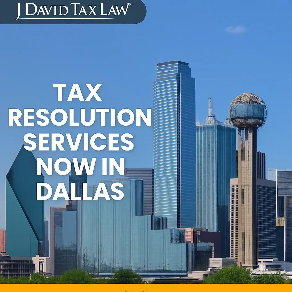 J. David Tax Law llega a Dallas ofreciendo soluciones especializadas en deudas y auditorías fiscales