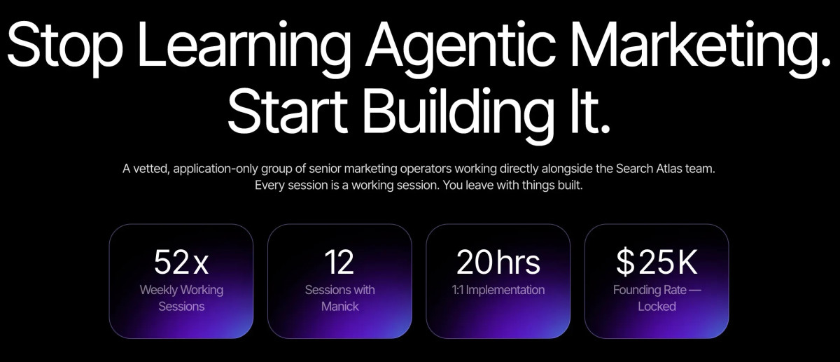 Search Atlas Launches Agentic Marketing Mastermind Program to Transform Agency Operations