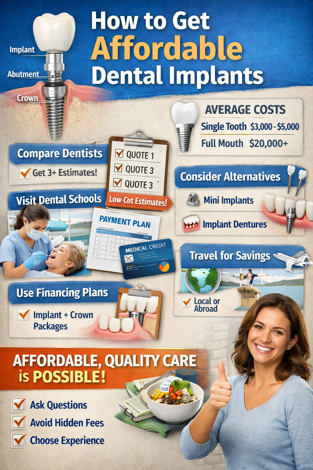 How to Get Affordable Dental Implants: The Complete 2026 Cost-Saving Guide