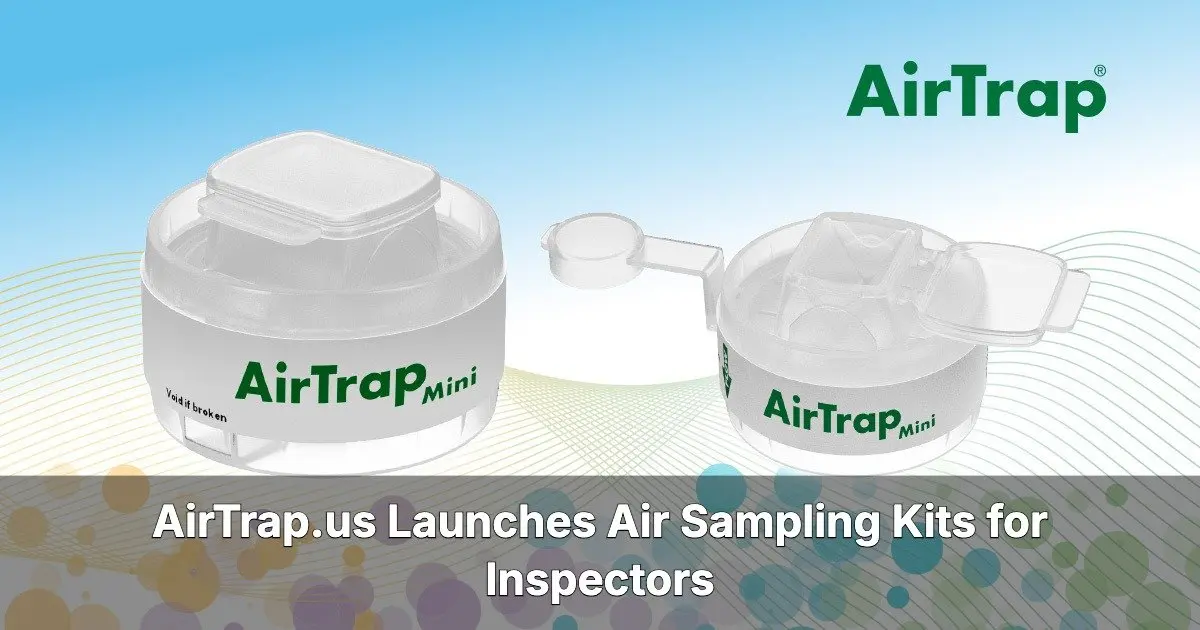 AirTrap Launches Updated Spore Trap Cassette for Indoor Air Quality Testing