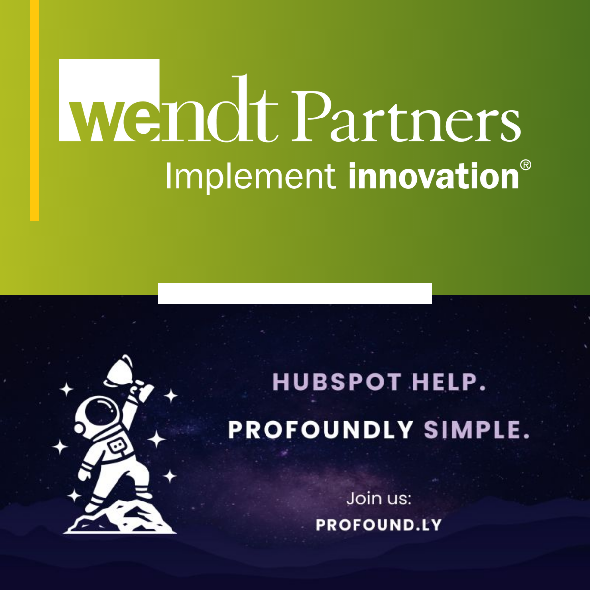FAQ: Wendt Partners Joins Profoundly as First HubSpot Elite Partner
