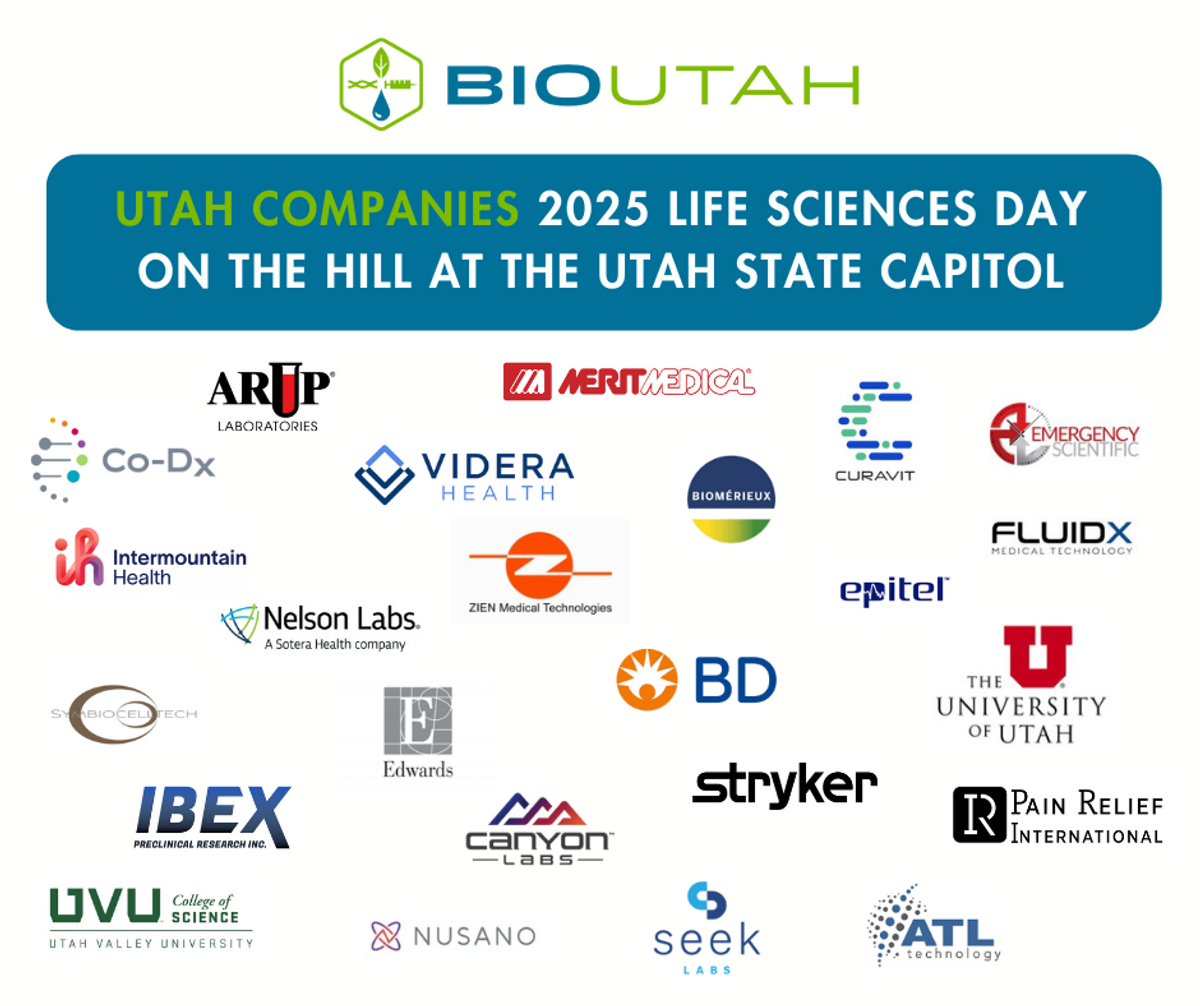 Utah's Life Sciences Industry Showcases Innovation at State Capitol Event